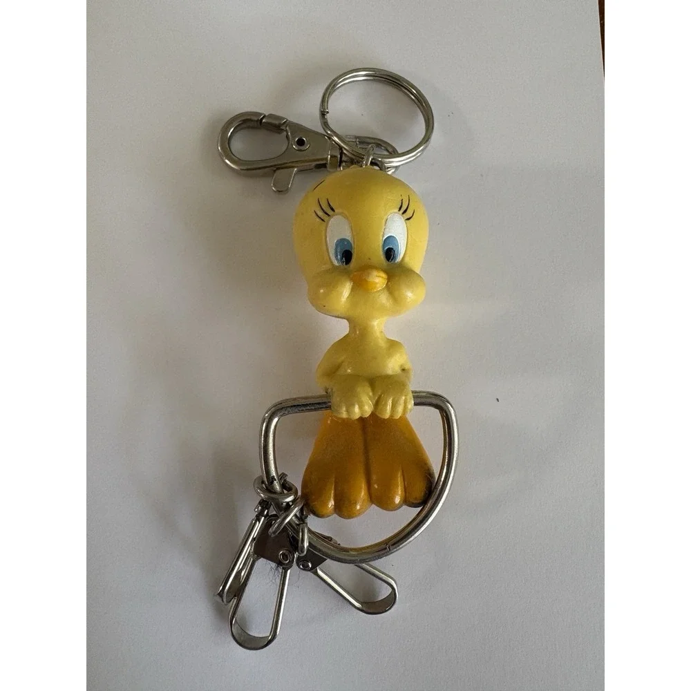 Vintage Keychain Tweety Bird Warner Bros 1997